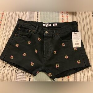 RE/DONE Floral Black the Short